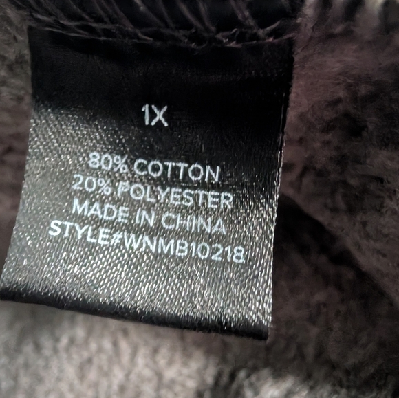 Fashion Nova Stole Your Boyfriend's Oversized Joggers-Charcoal Size 1X (NWOT) - Picture 8 of 12